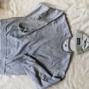 Grey crew neck